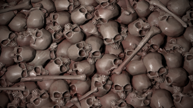 pile of bloody bones texture CG 纹理 .c4d .max .obj .3ds .fbx .stl .blend 