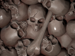 pile of bloody bones texture CG 纹理