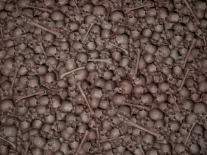pile of bloody bones texture CG 纹理