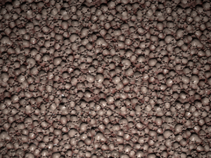 pile of bloody skulls texture CG テクスチャ