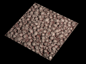 pile of bloody skulls texture CG テクスチャ
