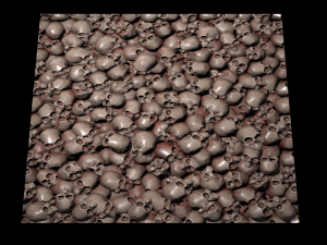 pile of bloody skulls texture CG テクスチャ