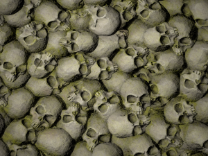 skulls with moss texture CG Textures