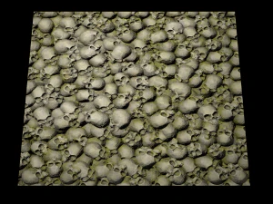 skulls with moss texture CG Textures