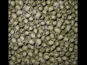 skulls with moss texture CG Dokuları
