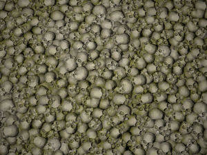 skulls with moss texture CG Dokuları