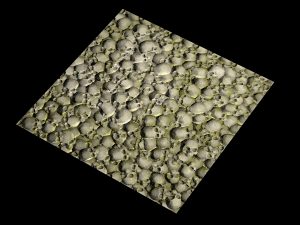 skulls with moss texture CG Dokuları