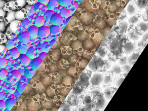 skulls texture texture CG Dokuları