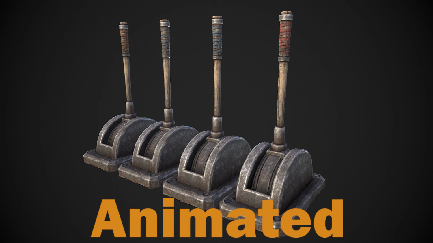 3d lever arm model 3D Model .c4d .max .obj .3ds .fbx .stl .blend 