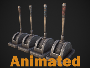 3d lever arm model 3D Model