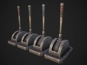 3d lever arm model 3D Model