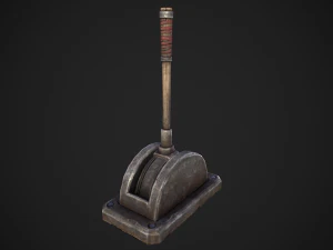 3d lever arm model 3D Model