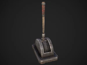 3d lever arm model 3D Model