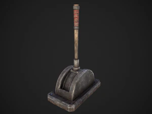 3d lever arm model 3D Model