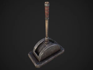 3d lever arm model 3D Model