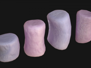 marshmallow 3D 모델