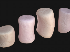 marshmallow 3D 모델