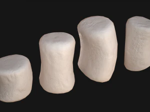 malvavisco Modelo 3D
