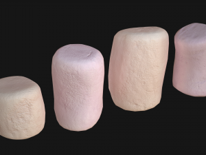 marshmallow 3D 모델