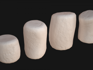 marshmallow 3D 모델