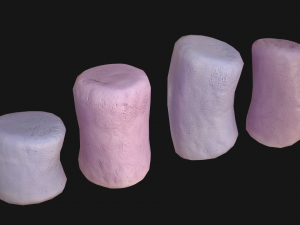 marshmallow 3D 모델