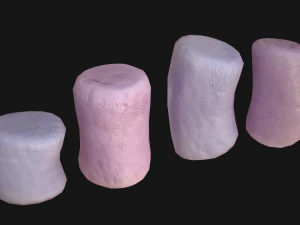 malvavisco Modelo 3D