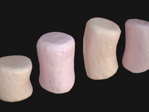 malvavisco Modelo 3D