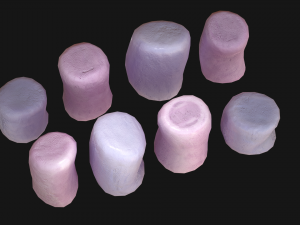 marshmallow 3D 모델