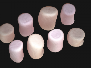marshmallow 3D 모델