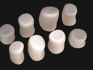 marshmallow 3D 모델