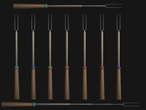 marshmallow roasting sticks 3D Model