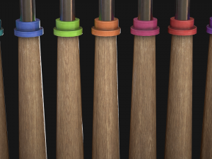 marshmallow roasting sticks 3D Model