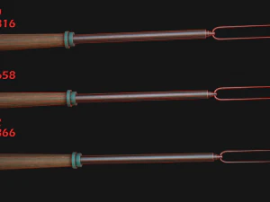 marshmallow camp set 3D Model