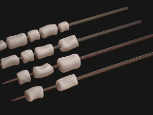 marshmallow camp set 3D Model