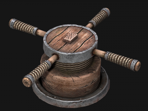3d rotating mechanism 3D Model