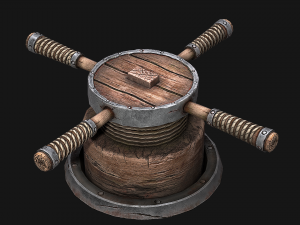 3d rotating mechanism 3D Model