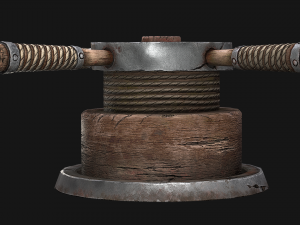 3d rotating mechanism 3D Model