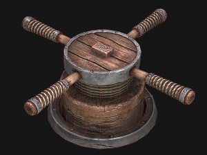 3d rotating mechanism 3D Model