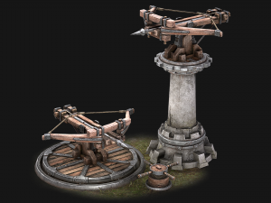 ballista tower pack 3Dモデル