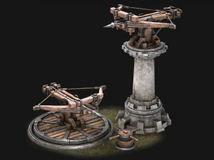 balista kule paketi 3D Model