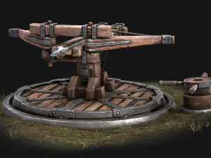 ballista tower pack 3D Model