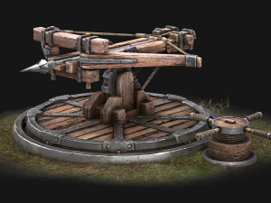 ballista tower pack 3D Model