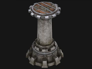 ballista tower pack 3D Model