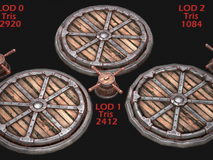 ballista tower pack Modello 3D