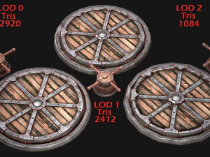 ballista tower pack 3D Model
