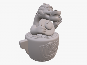 wish dragon long for 3d printing Model 3D