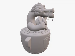 wish dragon long for 3d printing 3D Model