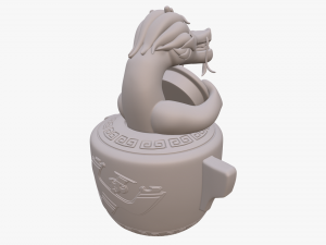 wish dragon long for 3d printing Model 3D