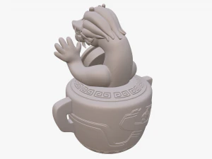 wish dragon long for 3d printing 3D Model