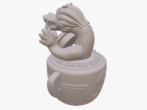 wish dragon long for 3d printing 3D Model